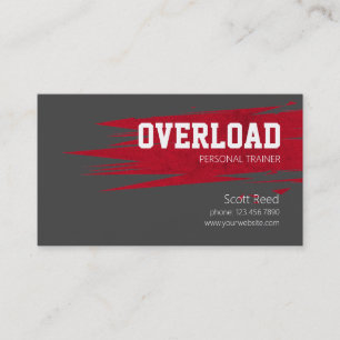 Cool Personal Trainer, Fitness Business Card