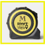 Cool Personalised Custom Monogram Name Tools<br><div class="desc">Custom multi-colour monogram and first name.  Tool set ready to be used in a fun gold and black.  Any design assistance required,  just send a chat or an email to charmdesignstudio@rcn.com and we'll be delighted to assist.</div>