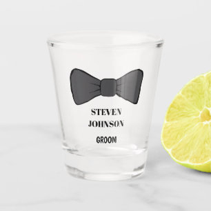 COOL! 👔 Personalised Groom Shot Glass