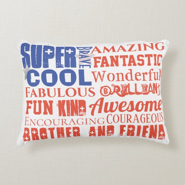Cool Personalised Typography Subway Art USA Flag Decorative Cushion (Front)