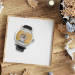 Cool Photo Watch Cute and Playfull Wristwatch<br><div class="desc">A stunning Wristwatch.
Put your own photograph or of your loved ones as a gift for yourself or a relative.
Happy Holidays 😊</div>