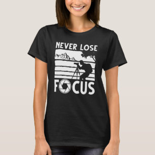 Cool Photographer Art For Men Women Photography Ca T-Shirt
