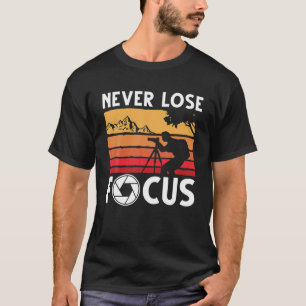 Cool Photographer Art For Men Women Photography Ca T-Shirt
