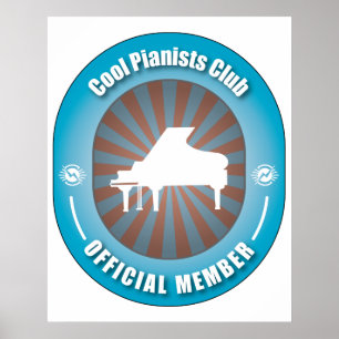 Cool Pianists Club Poster