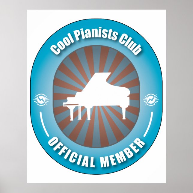 Cool Pianists Club Poster (Front)