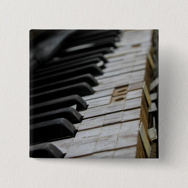 Cool Piano 15 Cm Square Badge (Front)