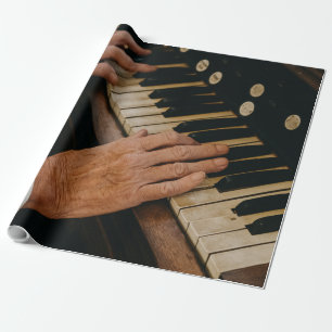 Cool Piano Artwork Wrapping Paper
