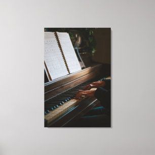 Cool Piano Canvas Print