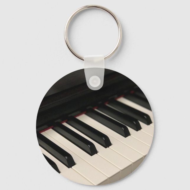 Cool Piano Design Key Ring (Front)