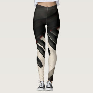 Cool Piano Design Leggings
