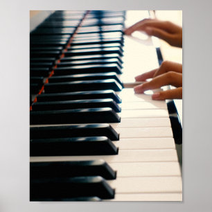 Cool Piano Design Poster