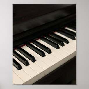Cool Piano Design Poster