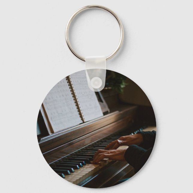 Cool Piano Key Ring (Front)