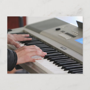 Cool Piano Postcard