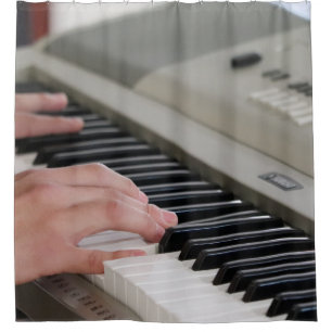 Cool Piano Shower Curtain