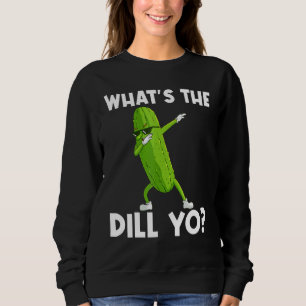 Cool Pickle For Men Women Big Dill Cucumber Vegeta Sweatshirt