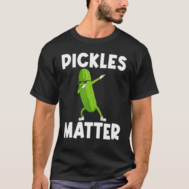 Cool Pickle For Men Women Big Dill Cucumber Vegeta T-Shirt (Front)