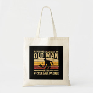 Cool Pickleball Art For Men Women Paddle Picklebal Tote Bag