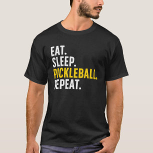 Cool Pickleball Art For Men Women Pickle Ball T-Shirt