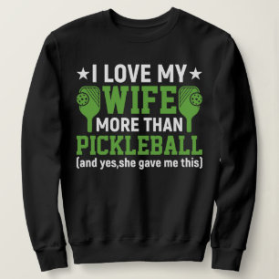 Cool Pickleball Art For Men Women Sweatshirt