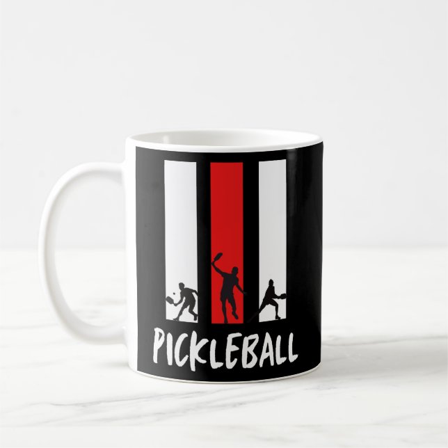 Cool Pickleball Player Dink Legend Paddle Pickler  Coffee Mug (Left)