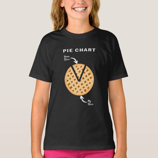 Cool Pie Chart In Slices For Pi Day 2021 T-Shirt (Front)