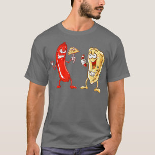Cool Pierogi And Kielbasa Polish Food Funny T-Shirt