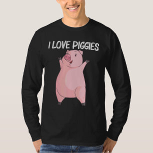 Cool Pig For Men Women Swine Boar Piggy Farm Anima T-Shirt