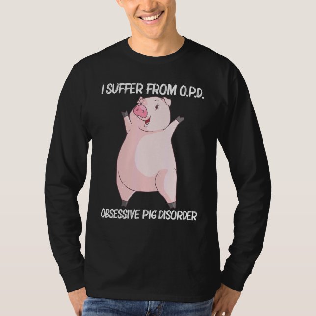 Cool Pig For Men Women Swine Boar Piggy Farm Anima T-Shirt (Front)