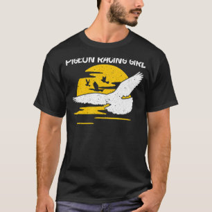Cool Pigeon Racing For Girls Kids Homing Pigeon Ra T-Shirt