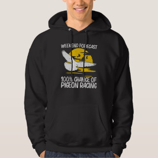 Cool Pigeon Racing For Men Women Homing Pigeon Rac Hoodie
