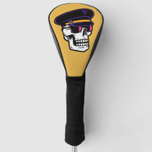 Cool Pilot Skull Golf Head Cover