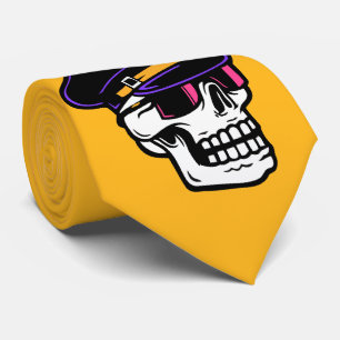 Cool Pilot Skull Tie