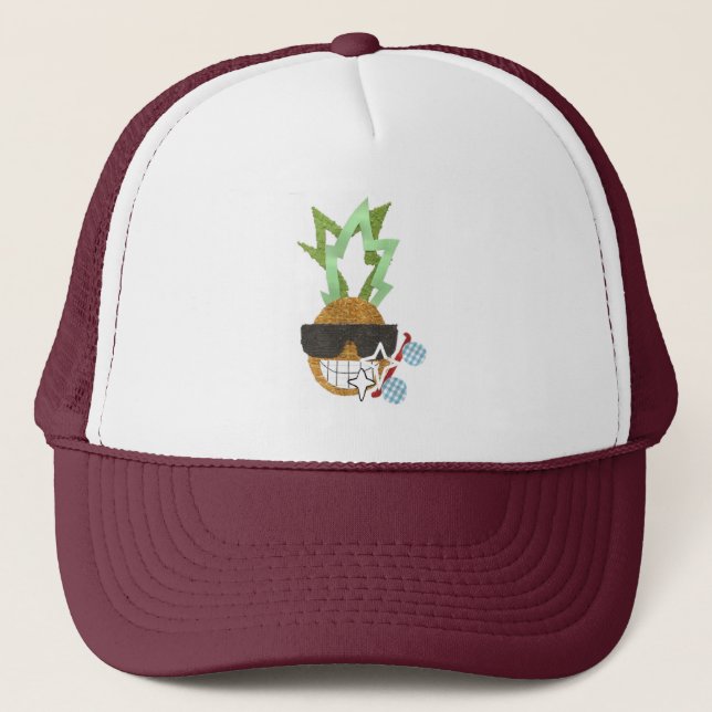Cool Pineapple Baseball Cap (Front)