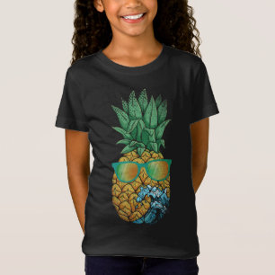 Cool Pineapple Exotic Fruit Sunglasses Wave Tropic T-Shirt