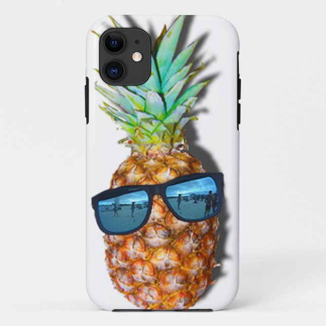 Cool Pineapple iPhone Case (Back)