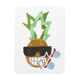 Cool Pineapple Photo Magnet