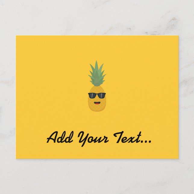 cool pineapple postcard (Front)