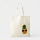 Cool pineapple tote bag