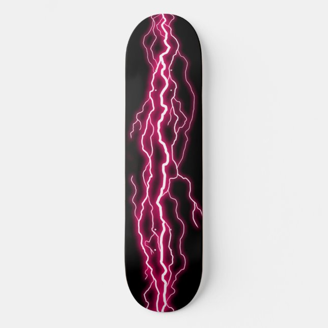 Cool Pink Electric Skateboarding Skateboard (Front)
