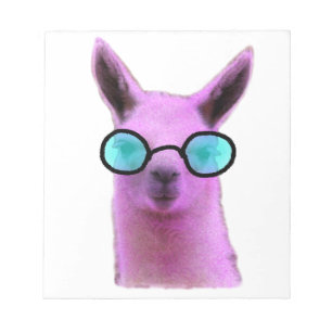 Cool Pink Llama! Notepad