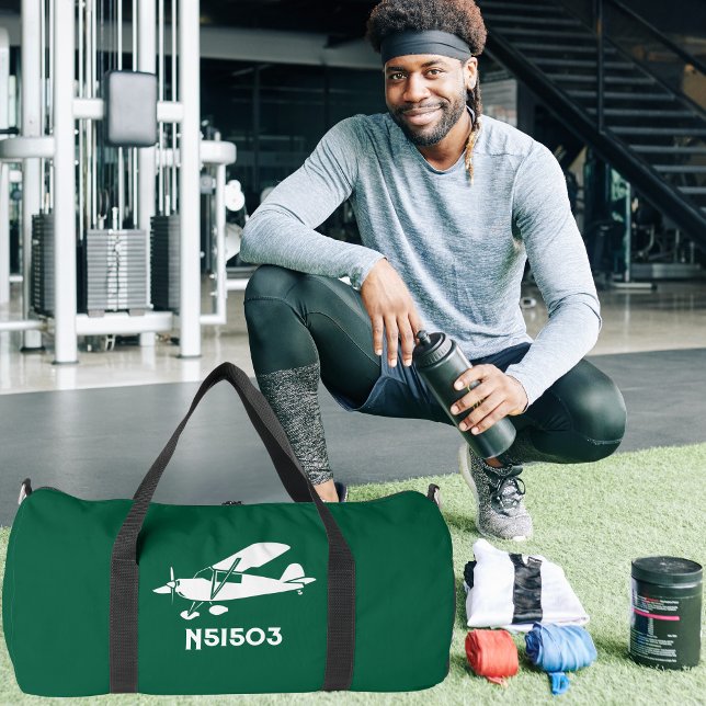 Cool Piper Cub Aeroplane,Aviation Custom Gym Trave Duffle Bag (Creator Uploaded)