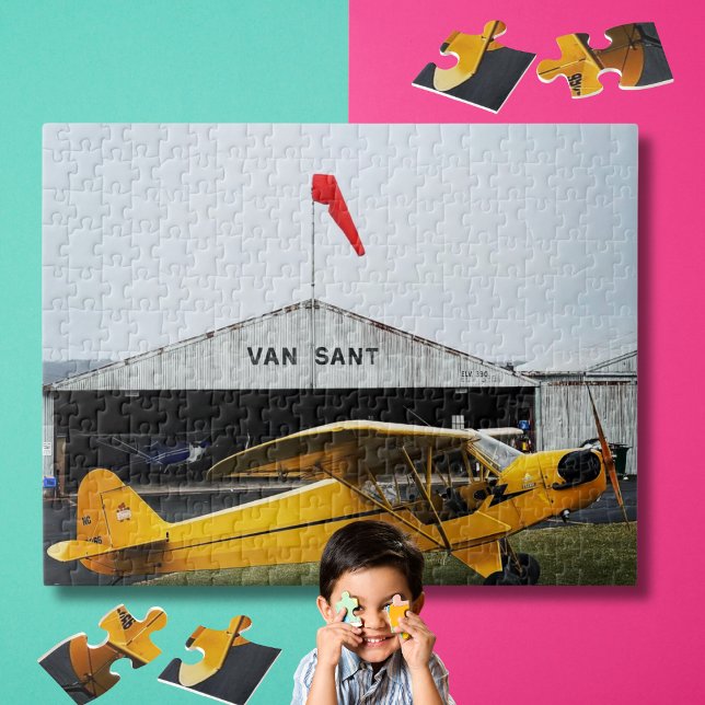 Cool Piper Cub Aeroplane Photo Family Night Custom Jigsaw Puzzle (Creator Uploaded)