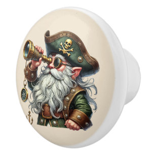 Cool Pirate lovers boys room Ceramic Knob