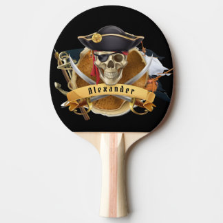 Cool Pirate Personalise  Ping Pong Paddle