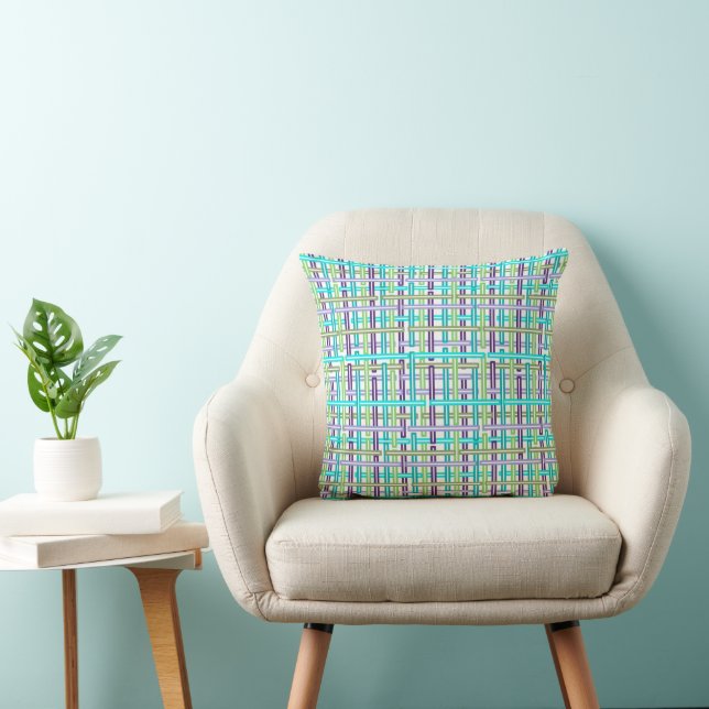 Cool Plaid Cushion (Chair)