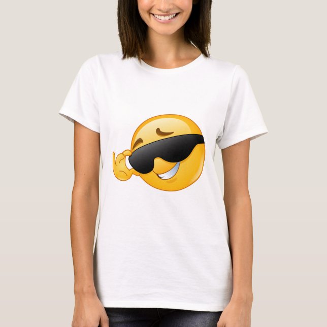 Cool Playful Emoji T-Shirt – Fun & Expressive Grap (Front)