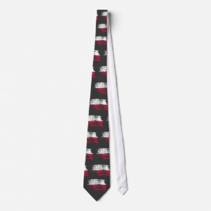 Cool Polish flag design Tie