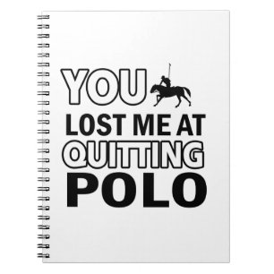 Cool polo designs spiral notebook