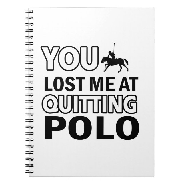 Cool polo designs spiral notebook (Front)